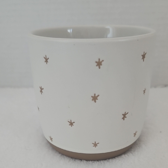 Hearth & Hand Cream Gold Stars Inscribe "Morning Beautiful" Coffee Tea Mug - Picture 6 of 9
